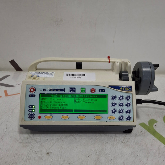 Smiths Medical Medfusion 3500 Version 6 Syringe Infusion Pump