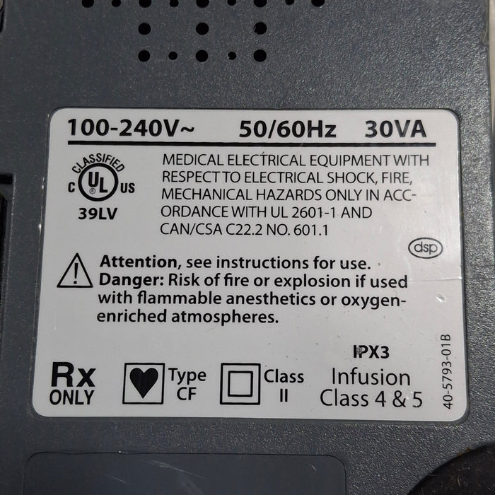 Smiths Medical Medfusion 3500 Version 6 Syringe Infusion Pump