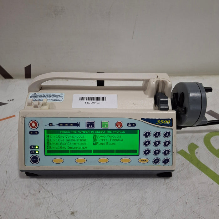 Smiths Medical Medfusion 3500 Version 6 Syringe Infusion Pump