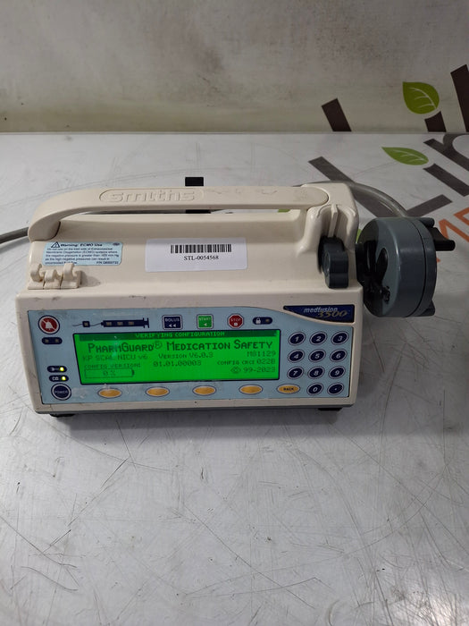 Smiths Medical Medfusion 3500 Version 6 Syringe Infusion Pump
