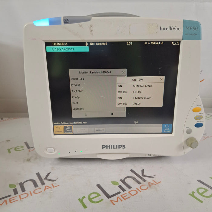 Philips IntelliVue MP50 - Neonatal Patient Monitor