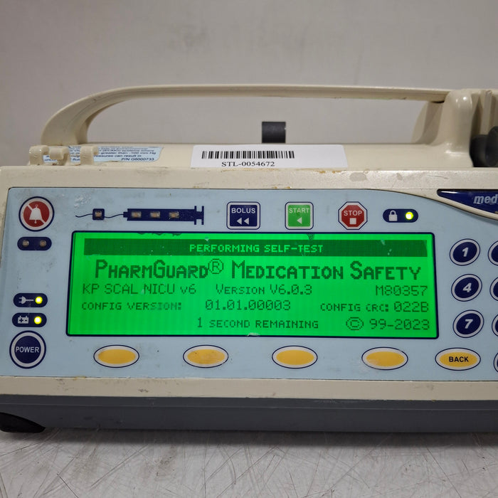 Smiths Medical Medfusion 3500 Version 6 Syringe Infusion Pump