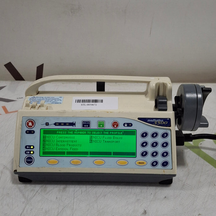 Smiths Medical Medfusion 3500 Version 6 Syringe Infusion Pump