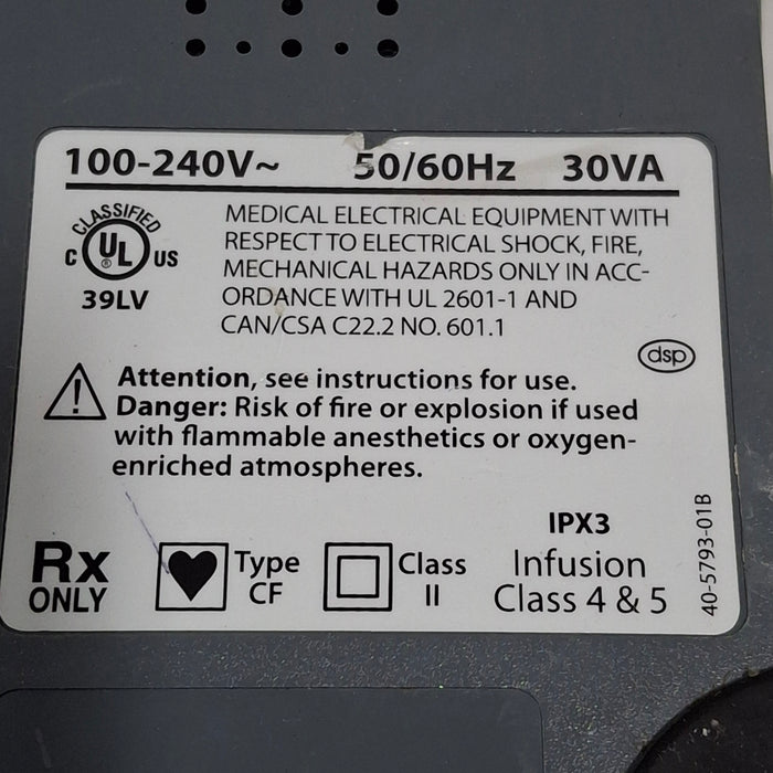 Smiths Medical Medfusion 3500 Version 6 Syringe Infusion Pump