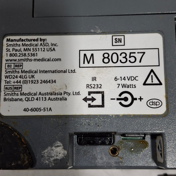 Smiths Medical Medfusion 3500 Version 6 Syringe Infusion Pump