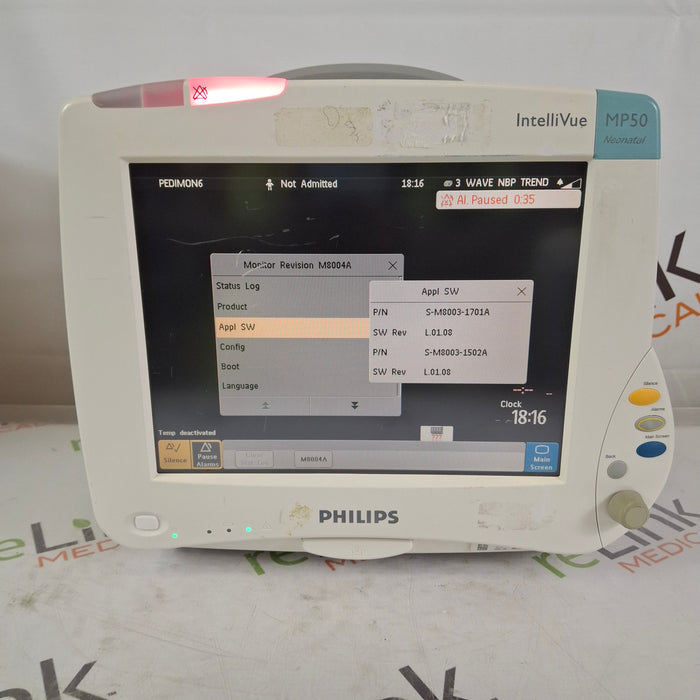 Philips IntelliVue MP50 - Neonatal Patient Monitor