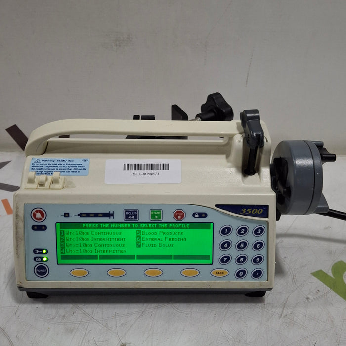 Smiths Medical Medfusion 3500 Version 6 Syringe Infusion Pump