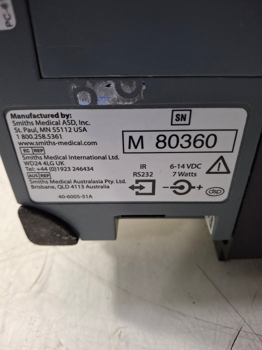Smiths Medical Medfusion 3500 Version 6 Syringe Infusion Pump