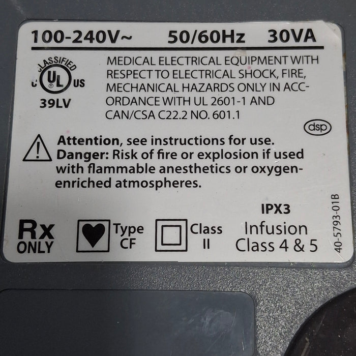 Smiths Medical Medfusion 3500 Version 6 Syringe Infusion Pump