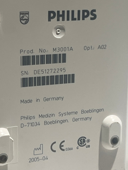 Philips M3001A-A02 OxiMax SpO2, NIBP, ECG MMS Module