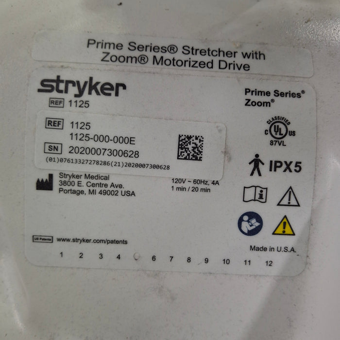 Stryker 1125 ZOOM Prime Series Stretcher