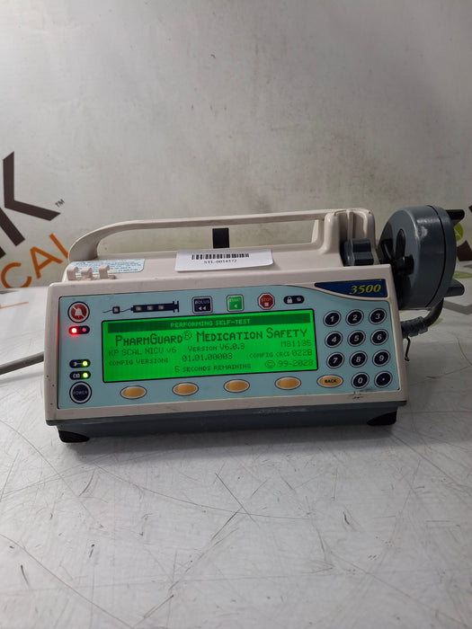 Smiths Medical Medfusion 3500 Version 6 Syringe Infusion Pump