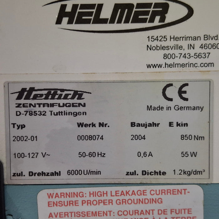 Hettich EBA 20 Centrifuge