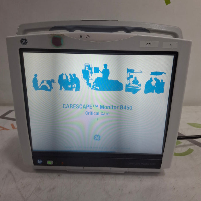 GE Healthcare Carescape B450 Critical Care Patient Monitor