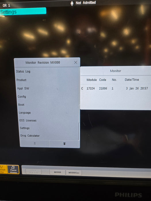 Philips MX800 Bedside Patient Monitor