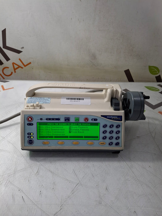 Smiths Medical Medfusion 3500 Version 6 Syringe Infusion Pump