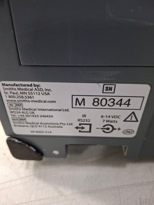 Smiths Medical Medfusion 3500 Version 6 Syringe Infusion Pump