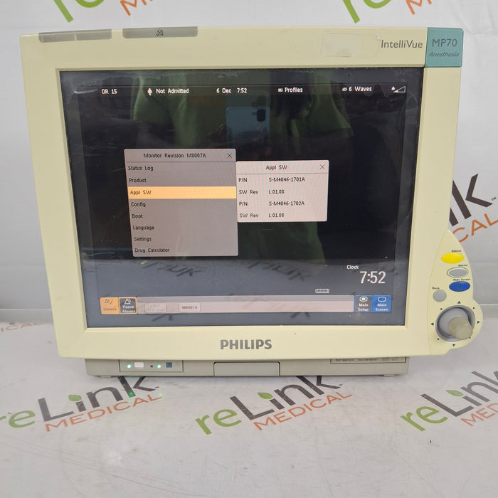 Philips IntelliVue MP70 - Anesthesia Patient Monitor