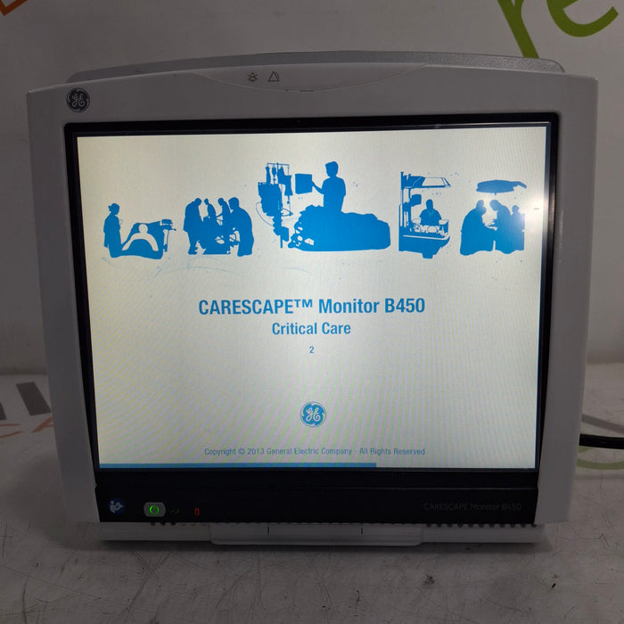 GE Healthcare Carescape B450 Critical Care Patient Monitor