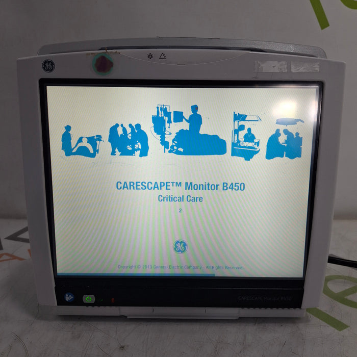 GE Healthcare Carescape B450 Critical Care Patient Monitor