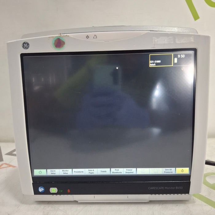 GE Healthcare Carescape B450 Critical Care Patient Monitor
