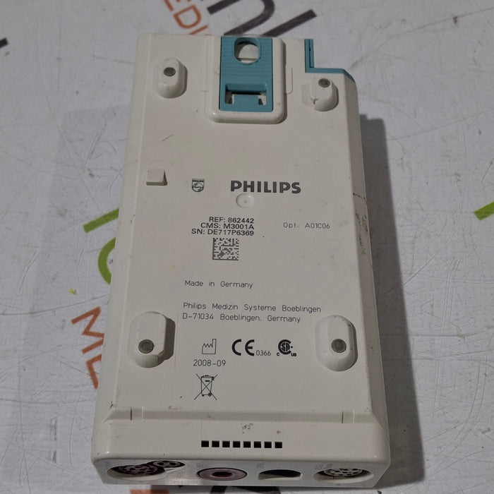 Philips M3001A-A01C06 Fast SpO2, NIBP, ECG, Temp, IBP MMS Module