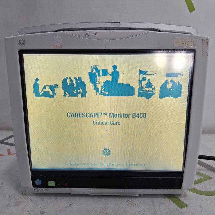 GE Healthcare Carescape B450 Critical Care Patient Monitor