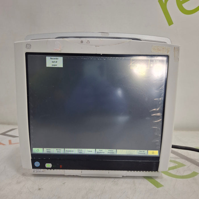 GE Healthcare Carescape B450 Critical Care Patient Monitor