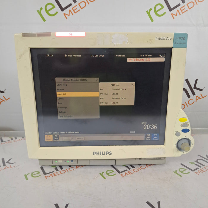 Philips IntelliVue MP70 - Anesthesia Patient Monitor