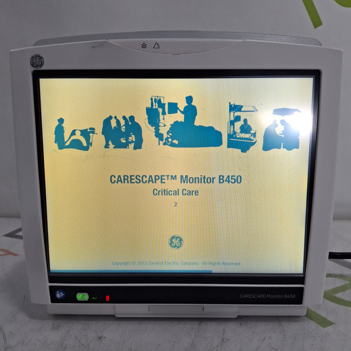 GE Healthcare Carescape B450 Critical Care Patient Monitor