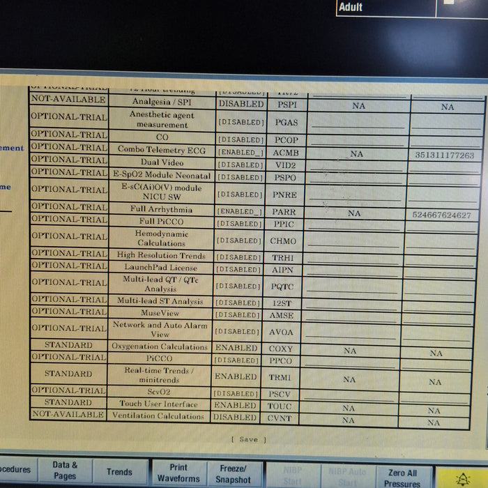 GE Healthcare Carescape B450 Critical Care Patient Monitor