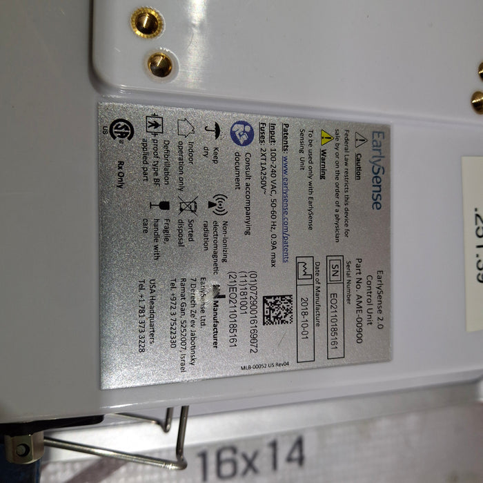EarlySense Ltd. EarlySense 2.0 Control Unit