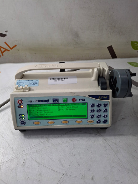 Smiths Medical Medfusion 3500 Version 6 Syringe Infusion Pump
