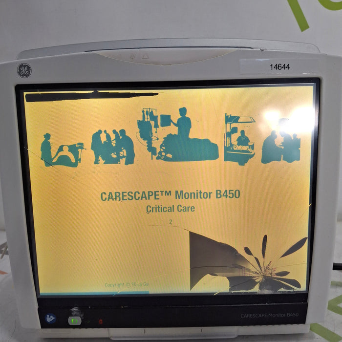 GE Healthcare Carescape B450 Critical Care Patient Monitor