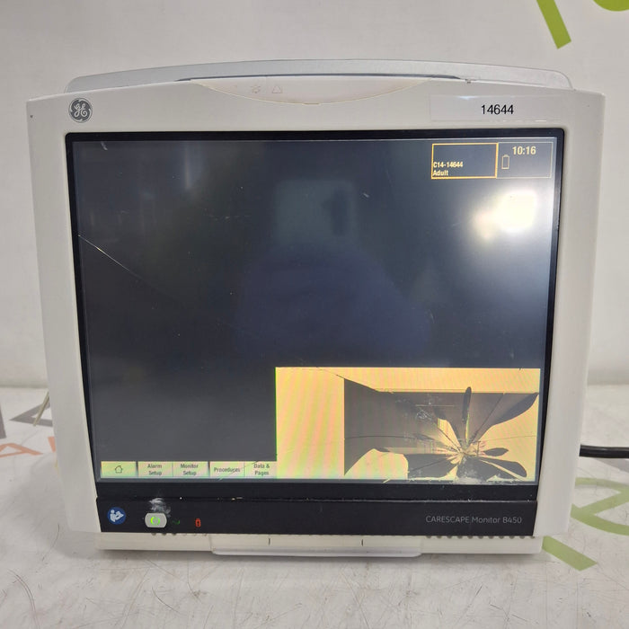 GE Healthcare Carescape B450 Critical Care Patient Monitor