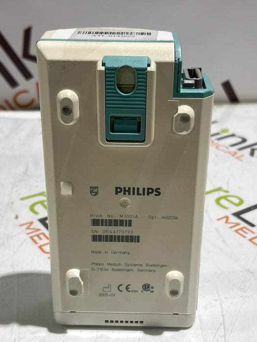 Philips M3001A-A02C06 OxiMax SpO2, NIBP, ECG, Temp, IBP MMS Module