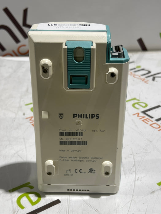 Philips M3001A-A02 OxiMax SpO2, NIBP, ECG MMS Module