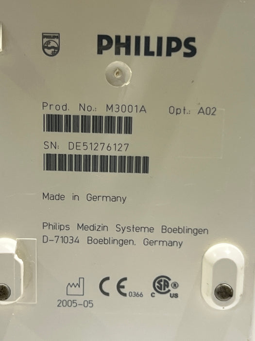 Philips M3001A-A02 OxiMax SpO2, NIBP, ECG MMS Module