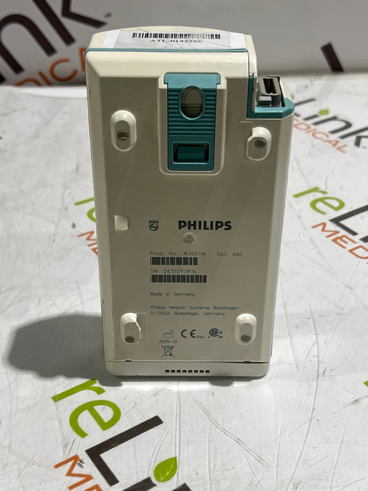 Philips M3001A-A02 OxiMax SpO2, NIBP, ECG MMS Module