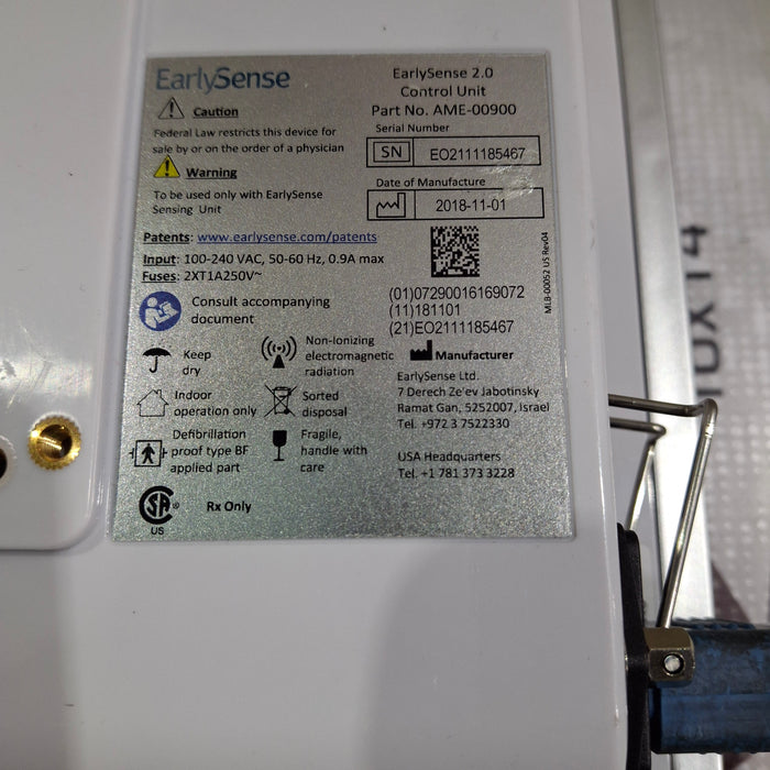 EarlySense Ltd. EarlySense 2.0 Control Unit
