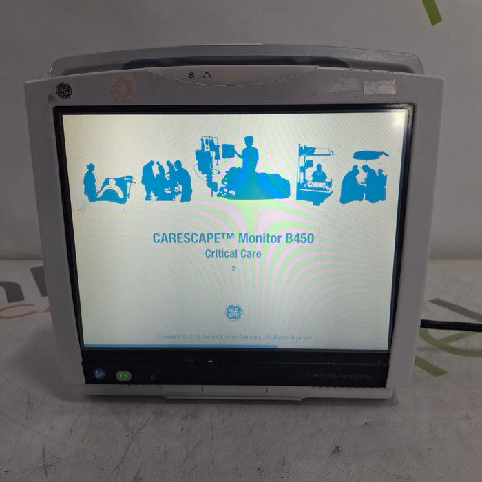 GE Healthcare Carescape B450 Critical Care Patient Monitor