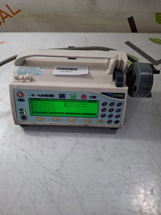 Smiths Medical Medfusion 3500 Version 6 Syringe Infusion Pump