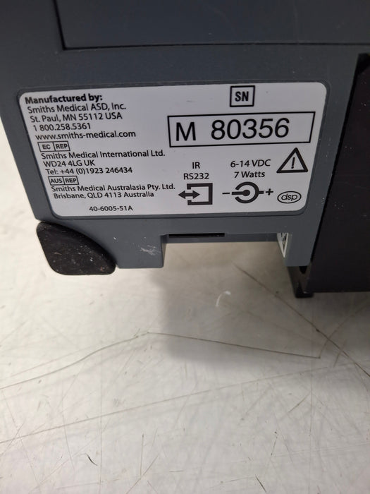 Smiths Medical Medfusion 3500 Version 6 Syringe Infusion Pump