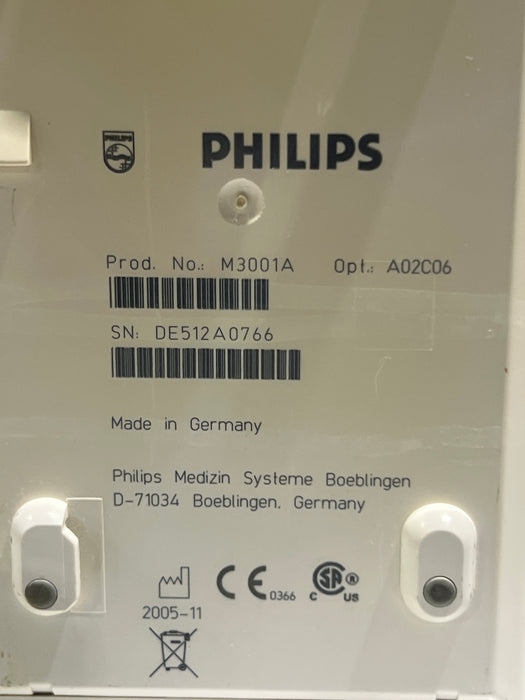 Philips M3001A-A02C06 OxiMax SpO2, NIBP, ECG, Temp, IBP MMS Module