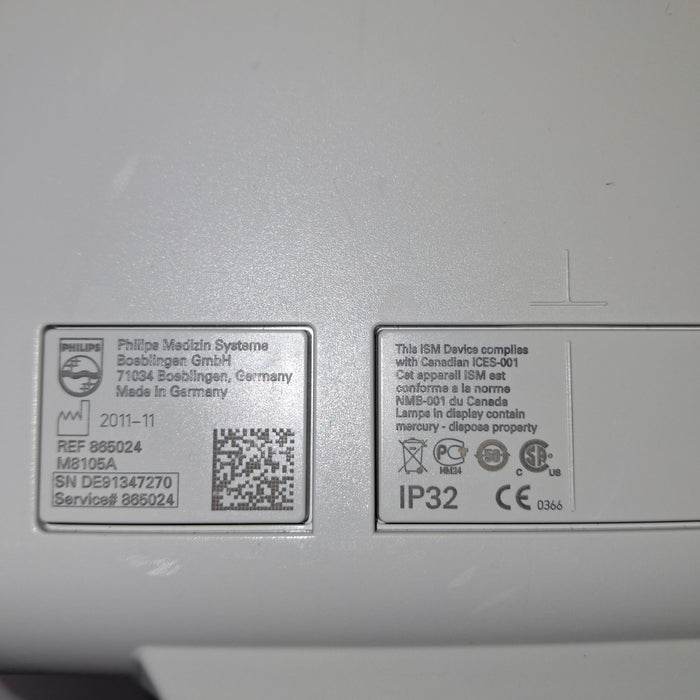 Philips Intellivue MP5 - ECG, Fast SpO2, NIBP Patient Monitor