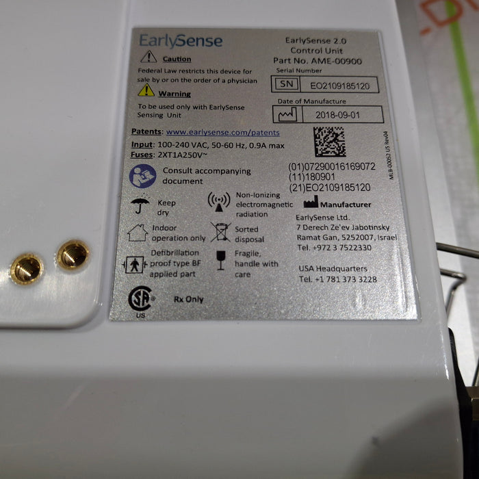 EarlySense Ltd. EarlySense 2.0 Control Unit