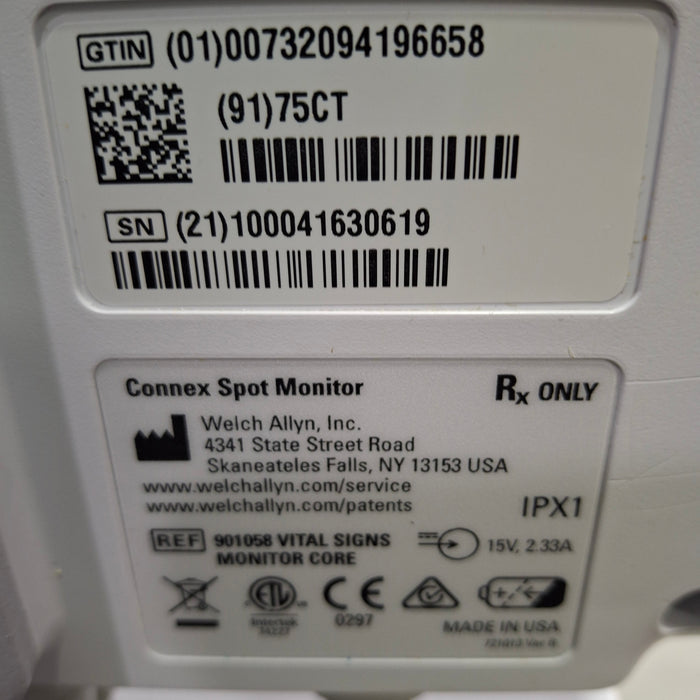 Welch Allyn Connex Spot 75CT Vital Signs Monitor