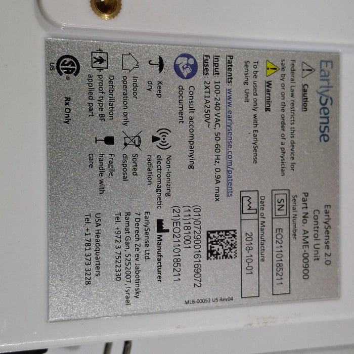 EarlySense Ltd. EarlySense 2.0 Control Unit