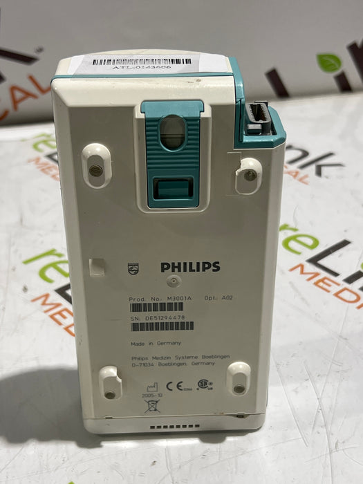 Philips M3001A-A02 OxiMax SpO2, NIBP, ECG MMS Module