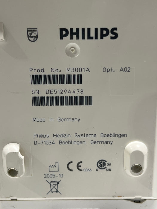 Philips M3001A-A02 OxiMax SpO2, NIBP, ECG MMS Module